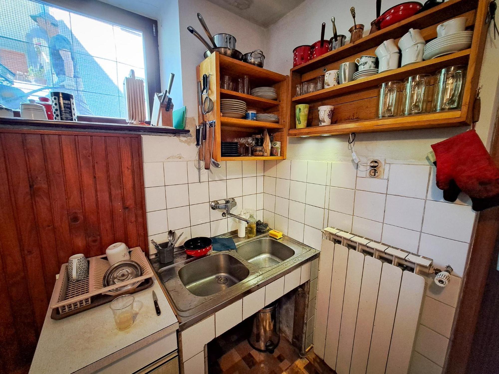 Hikers Hut Hisar Apartman Podbrdo Kültér fotó